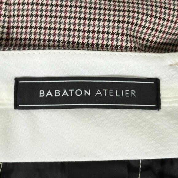 Aritzia Babaton Atelier Walker Houndstooth Ankle Pants - Picture 7 of 12